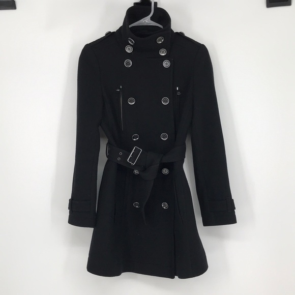 Burberry Jackets & Blazers - Burberry Brit black wool trench with belt